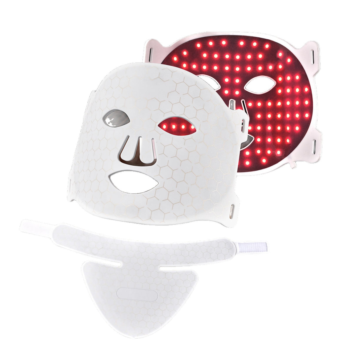 Red Light Mask and Neck Set